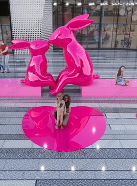 户外大型商场人物城市乐园卡通玻璃钢雕塑商业街景观美陈装饰定制