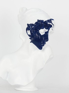 现代简约人物雕塑摆件客厅饰品软装样板间工艺品饰品