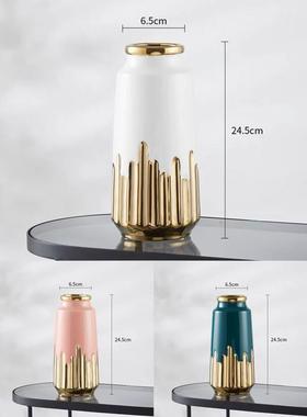 2021新款陶瓷花瓶插花器现代简约床头餐桌玄关电视柜客厅居家摆件