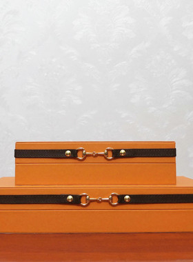 首饰盒收纳盒小精致床头柜衣帽间中式样板房少女软装新家装饰摆件