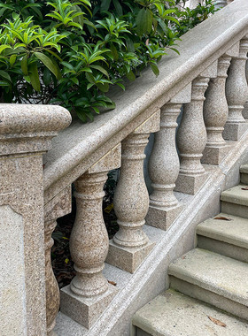 大桥栏杆护栏石栏杆石雕栏板公园阳台景观仿古河道花岗岩石石批发