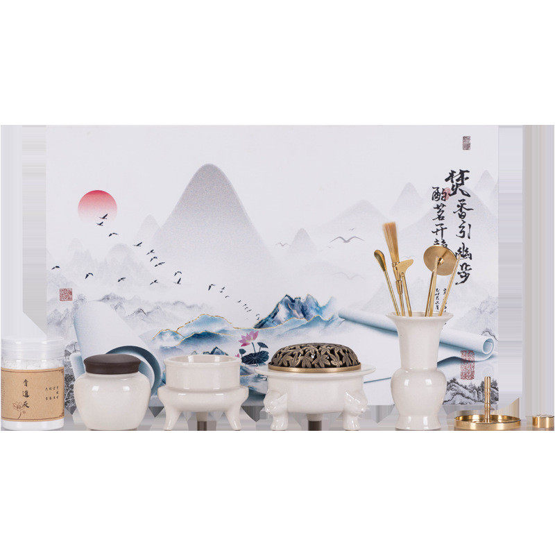 清闲香事家用打香篆套装入门套装草木灰香炉香道工具配件国风茶道,淘宝优惠券,粉丝福利购,淘宝优惠卷