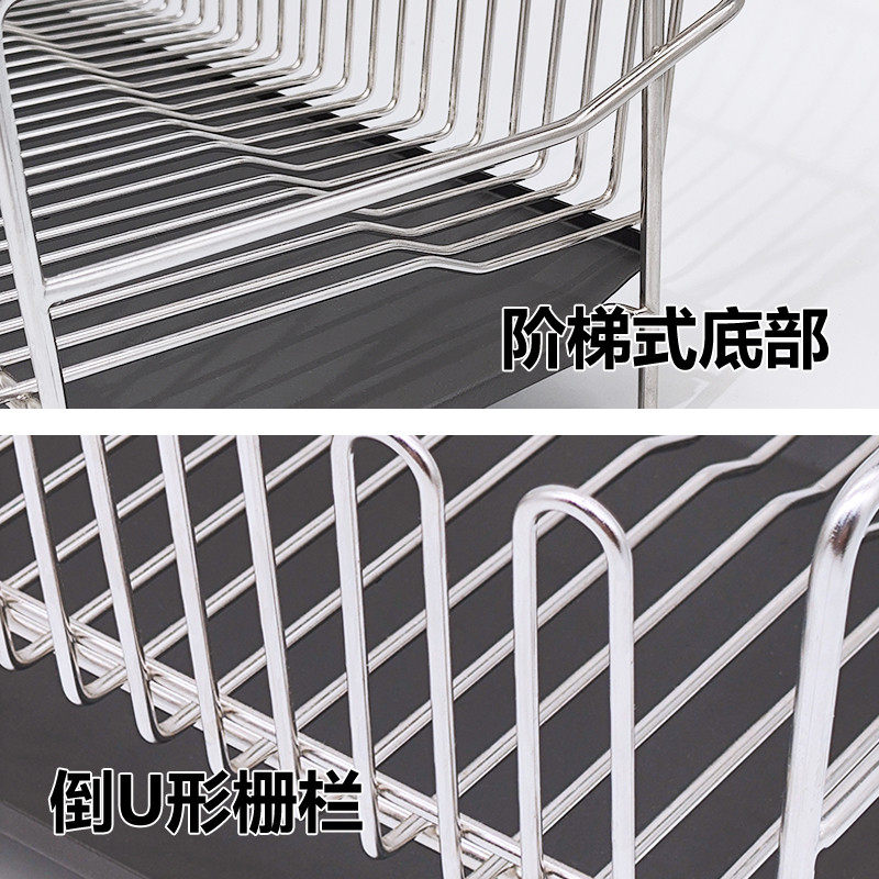 304不锈钢厨房碗碟架沥水架台面置物架晾碗架水池碗筷碗盘收纳架,淘宝优惠券,粉丝福利购,淘宝优惠卷