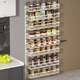 Punch-free door rear wall-mounted storage shelf multi-layer adjustable kitchen cabinet wall seasoning rack