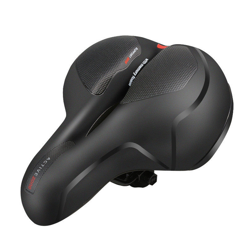 2024 new bicycle universal seat mountain bike thickened silicone super soft shock-absorbing saddle dynamic bicycle seat
