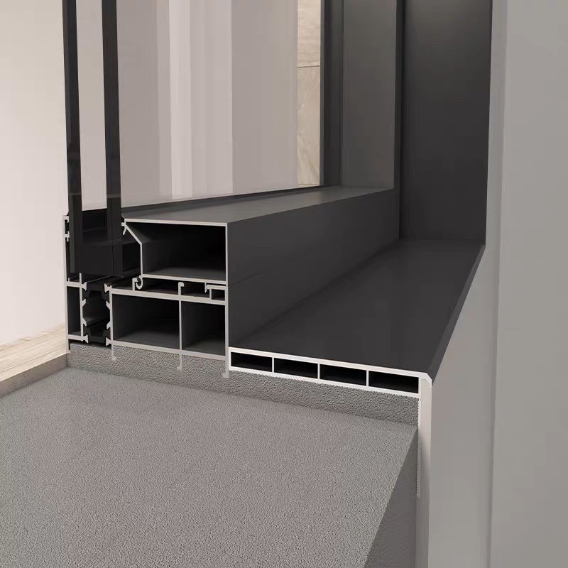 定制内窗套窗台板自装预装新工艺粉末喷涂极窄包边铝合金防水简装 - 图3