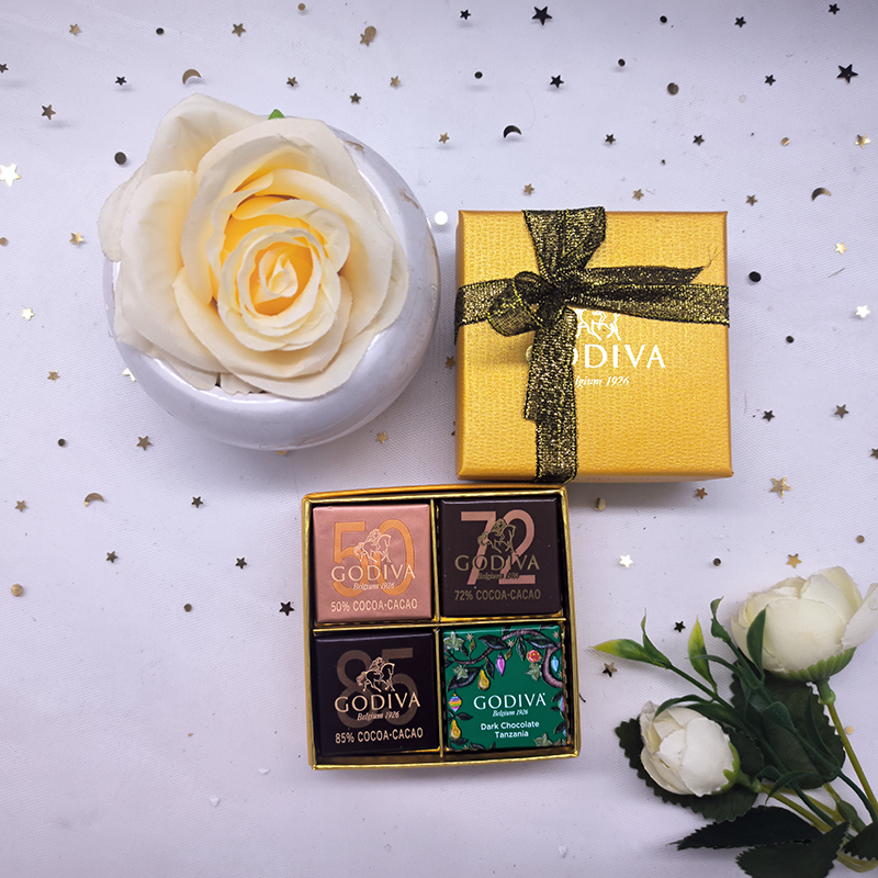 8折 包装丝带godiva歌帝梵混合巧克力薄片4件婚庆散装喜糖礼,淘宝优惠券,粉丝福利购,淘宝优惠卷