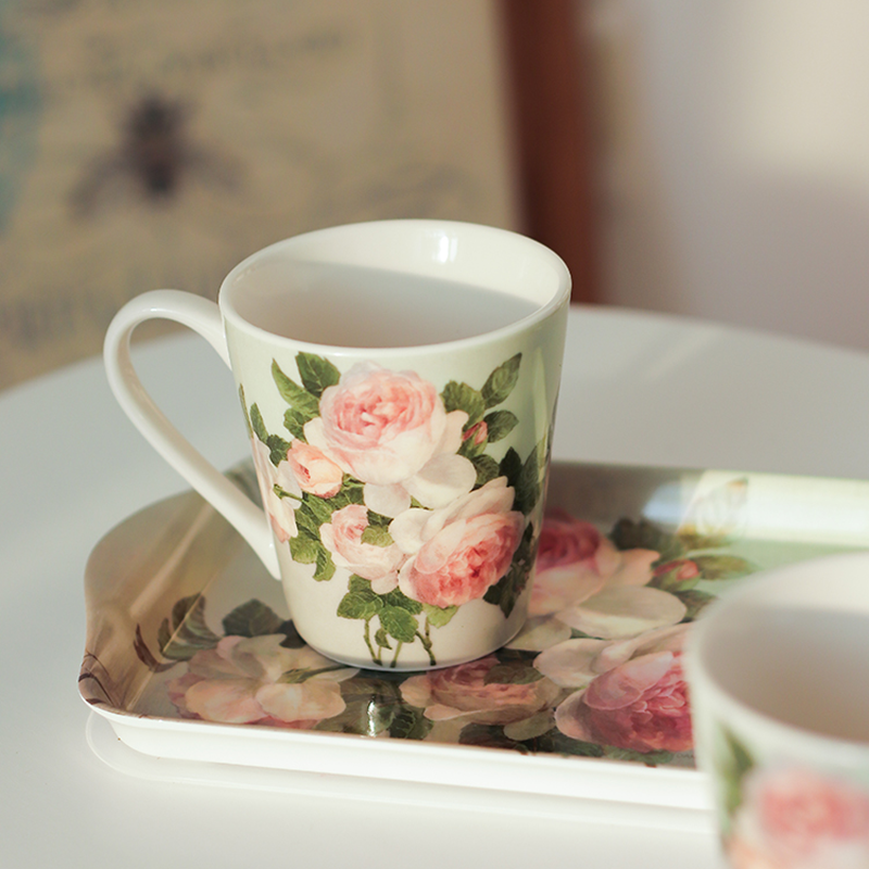 英国Portmeirion波特美林Pimpernel系列陶瓷马克杯咖啡杯情侣对杯 - 图0