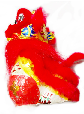 摆件狮子工艺品圆球狮