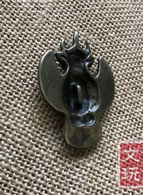 青铜西藏手工天铁托甲大鹏鸟