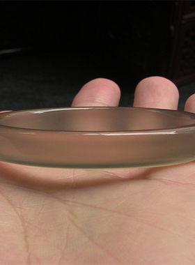 四方镯/天然巴西玛瑙手镯/原色无忧化/高冰透强荧光玉髓2176