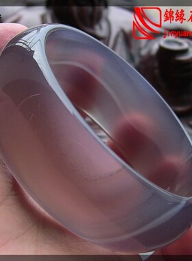 巴西无烧原色水润通透玛瑙手镯