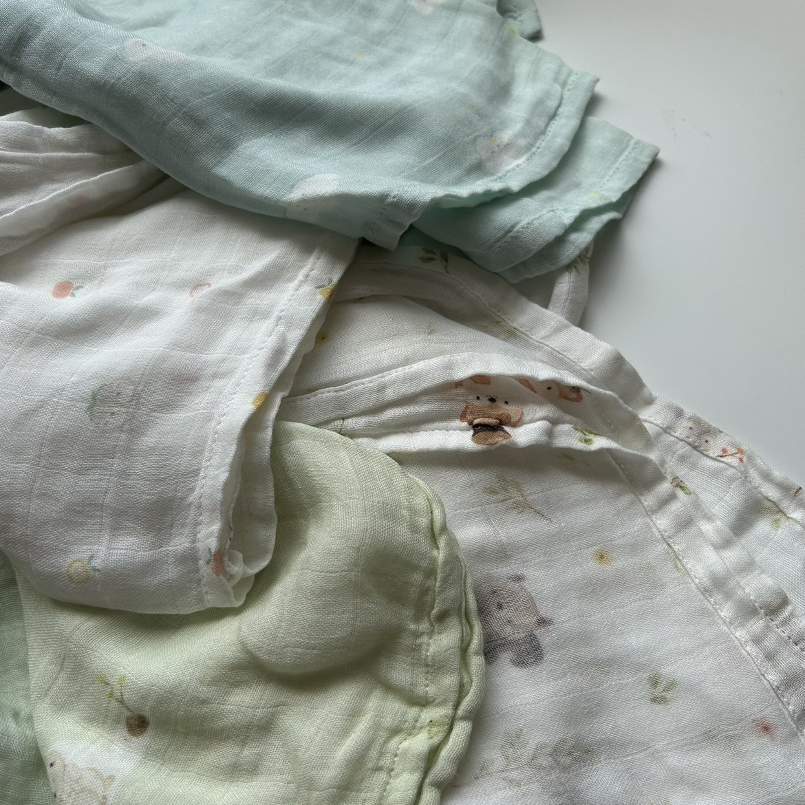 泰国单外mao剩余微瑕疵竹棉muslin包被小盖被浴巾盖毯薄款76*76cm,淘宝优惠券,粉丝福利购,淘宝优惠卷