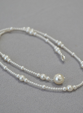 日韩珍珠满天星毛衣链