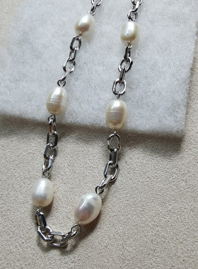 欧美重工链条项链复古