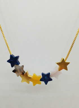 日韩简约气质潮人黄铜镀金