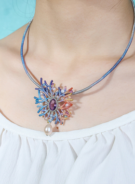 栖石原创中级编绳教程海洋晶璨海珊编绳项链手链饰品手工编绳首饰