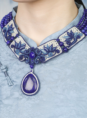 原创大气饰品项链饰品栖石