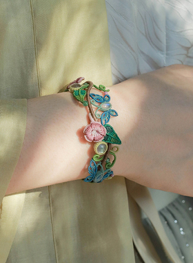 原创首饰栖石手工蜡线