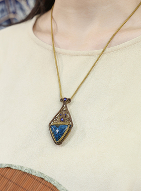 栖石原创初级编绳教程织澜项链饰品手工编绳首饰