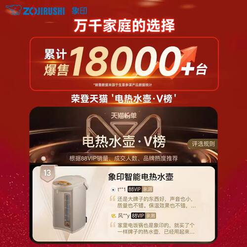 ZOJIRUSHI/象印 CD-WDH40C/TDH40电热水壶恒温家用30保温瓶烧水壶 - 图0