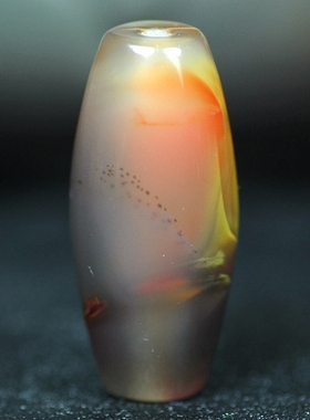 北票战国红天眼天珠勒子锁骨珠