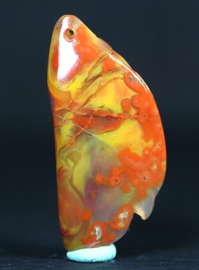 北票战国红鱼儿挂件项链坠毛衣链