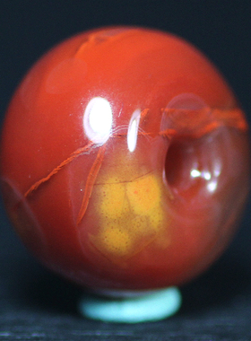 北票战国红平安扣面包扣挂件吊坠