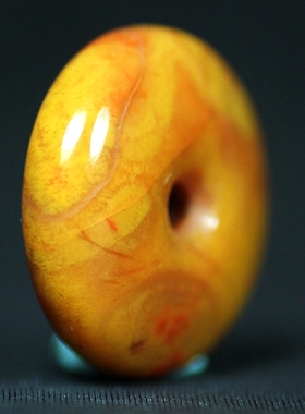 北票战国红平安扣面包扣挂坠吊坠