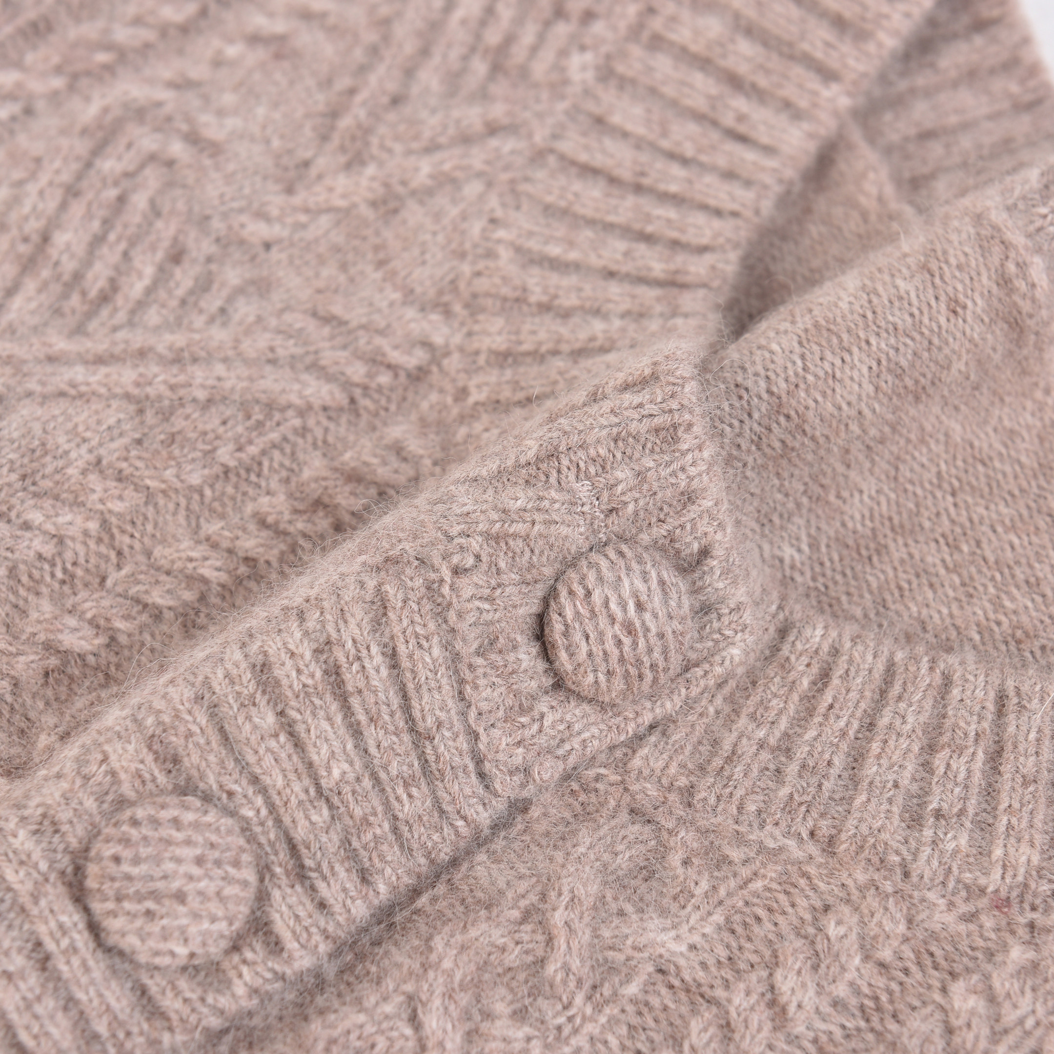 洋气妈妈纯色羊毛衫毛衣女开衫秋冬加厚大码中老年女装针织衫外套,淘宝优惠券,粉丝福利购,淘宝优惠卷