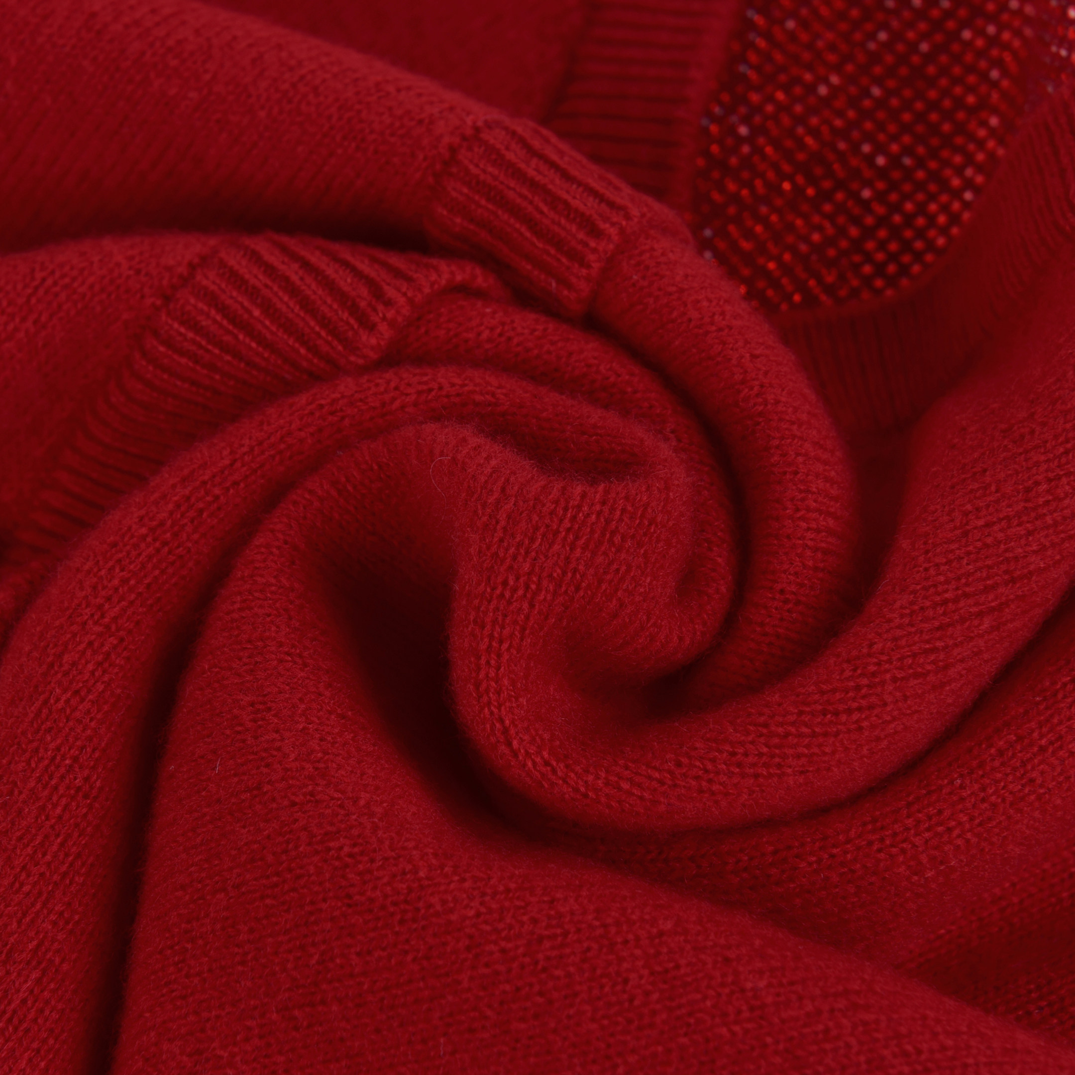 新中式V领100纯羊毛衫女秋冬新款套头毛衣洋气妈妈显瘦针织打底衫,淘宝优惠券,粉丝福利购,淘宝优惠卷