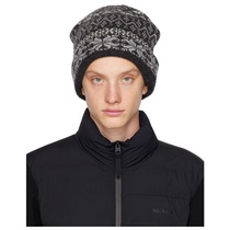 White Mountaineering grey Fair Isle Watch Mao Line hat man