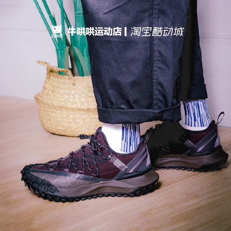 牛哄哄 Nike ACG Mountain Fly 深红休闲跑鞋 DC9045-500-200 - 图0