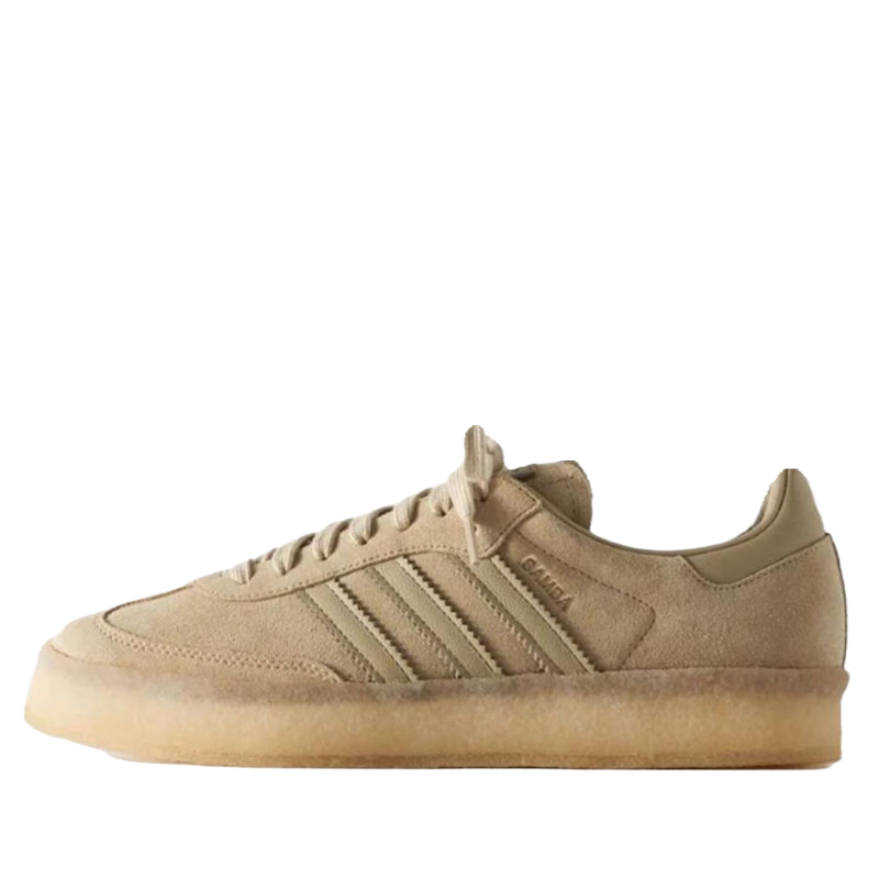 牛哄哄 Adidas Samba 8th Street 男女联名棕色板鞋 ID7298 - 图3