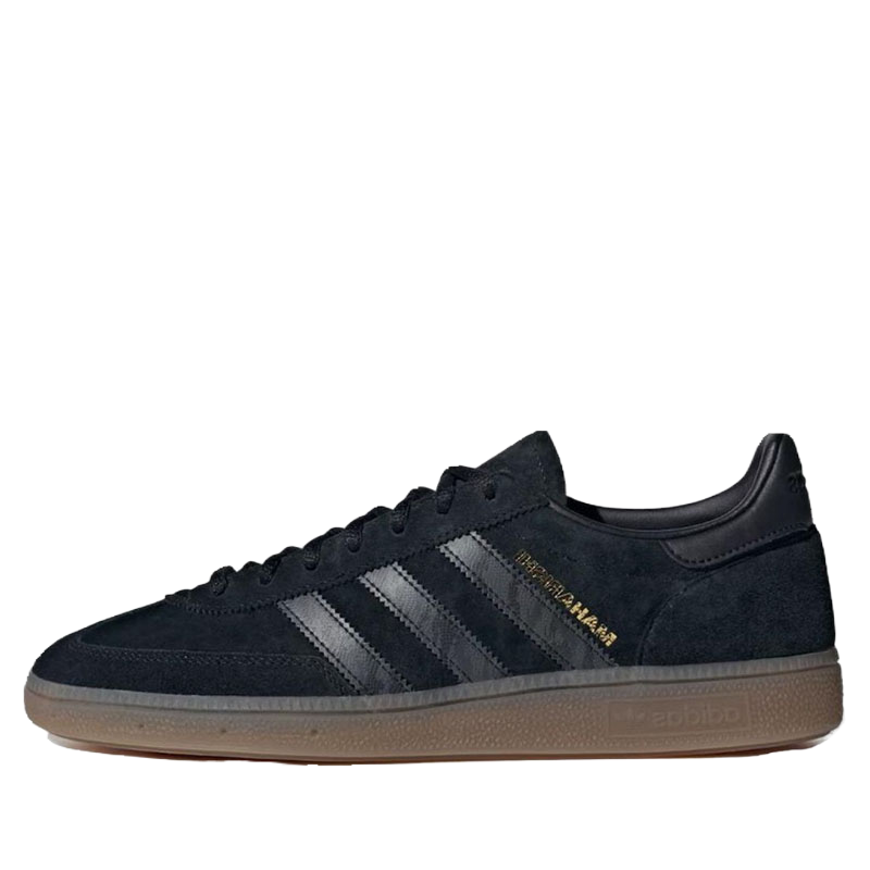 牛哄哄 Adidas Spezial 皮革源头黑色低帮运动男子休闲板鞋IG4154 - 图3