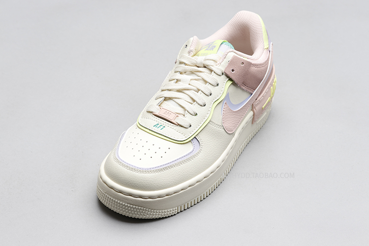 牛哄哄 秒发Nike Air Force 1 Shadow AF1 马卡龙板鞋 CI0919-700 - 图0