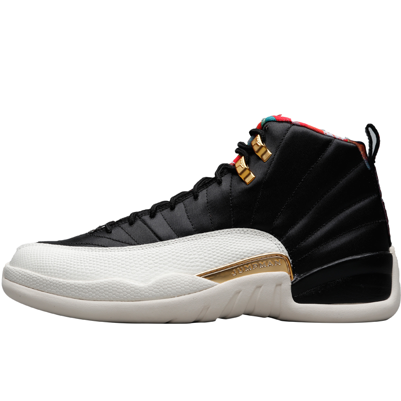 牛哄哄 Air Jordan 12 CNY AJ12猪年黑白金扣 CI2977-BQ6497-006