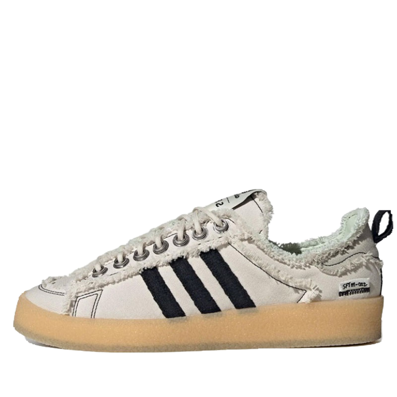 牛哄哄 SONG FOR THE MUTE x Adidas Campus 80s 黑色板鞋 ID4791 - 图3