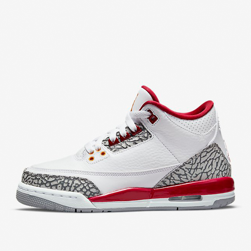 牛哄哄 Air Jordan 3 Retro AJ3白酒红红雀 耐磨篮球鞋CT8532-126 - 图0