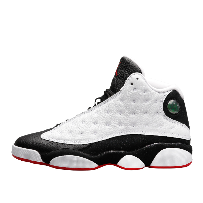 牛哄哄 Air Jordan 13 AJ13 黑白熊猫18年复刻 884129-414571-104 - 图3