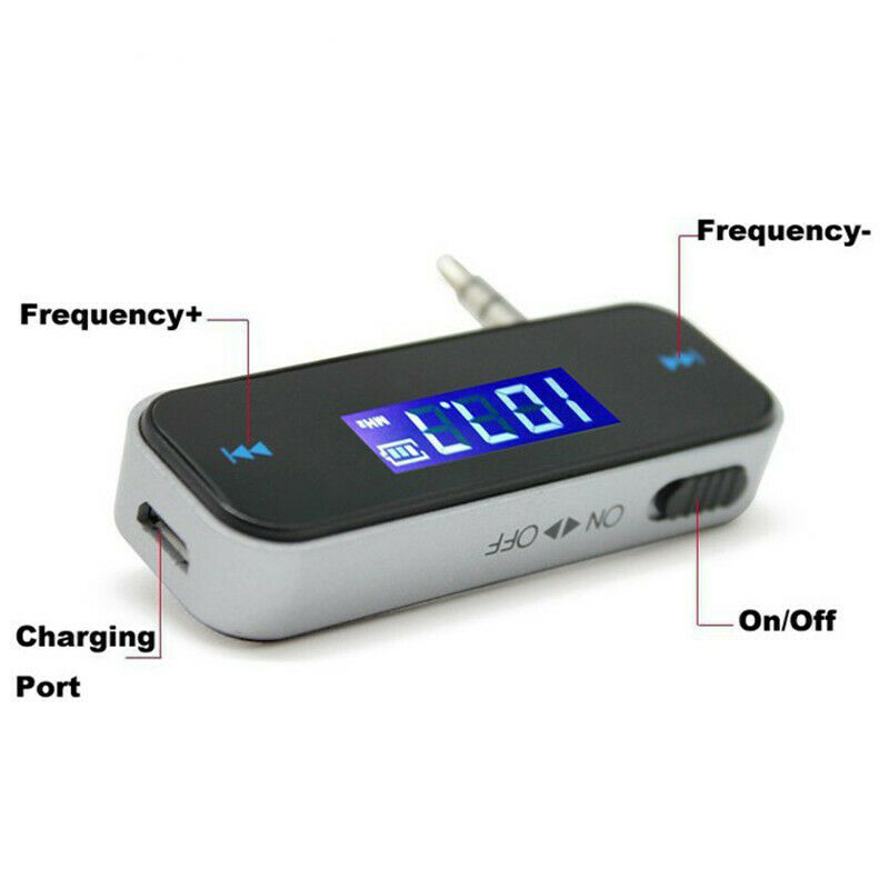 3.5mm MP3 Player Wireless FM Transmitter For iPhone 6 Plus-图0