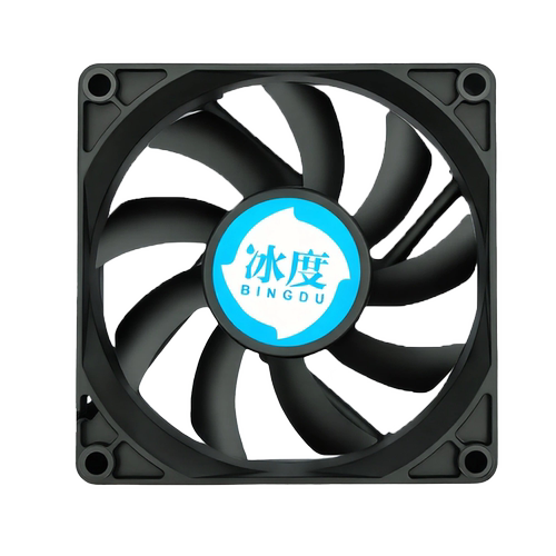 冰度电脑CPU风扇散热8025双滚珠温控厘米8CM静音大风量3针4线8015 - 图3