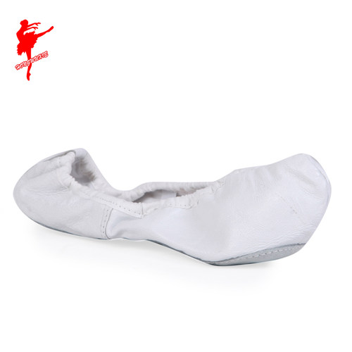 红舞鞋舞蹈鞋全皮朝鲜鞋舞鞋软底鞋体操鲜族舞鞋朝鲜舞民族练功鞋 - 图0