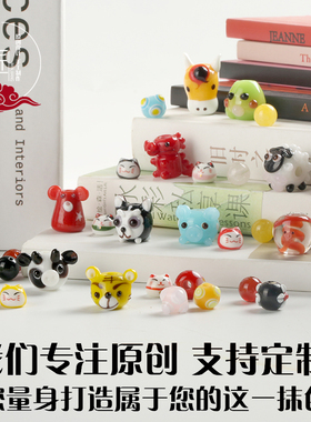 原创敏匠乳白色水链兔女爱情手串