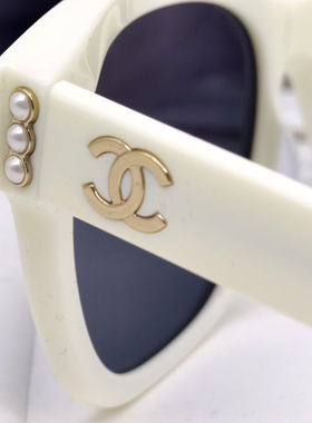 香奈儿大框时尚珍珠墨镜