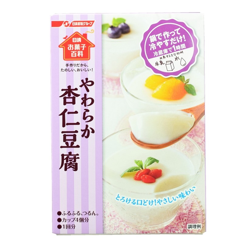 日本进口 日清杏仁豆腐粉烘焙自制 焦糖布丁粉 果粉冻预拌粉60克,淘宝优惠券,粉丝福利购,淘宝优惠卷