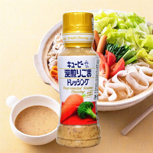 日本进口丘比芝麻沙拉汁 蔬菜沙拉酱水果色拉火锅和风蘸酱料180ml - 图3