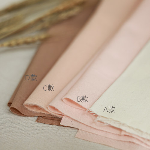 DIY布料雪朴朴布偶娃娃皮肤布素体肤色加工边纶鬼妈妈白胚布面料 - 图3