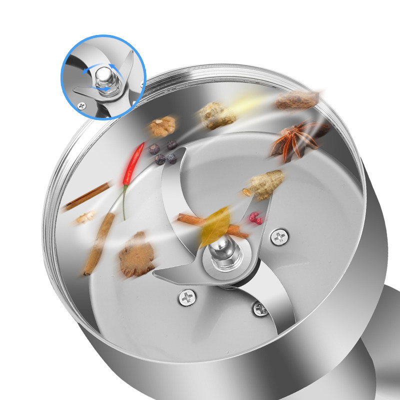 屹立300克超细药材粉碎机磨粉机打粉机干粉机不锈钢三七中药五谷,淘宝优惠券,粉丝福利购,淘宝优惠卷