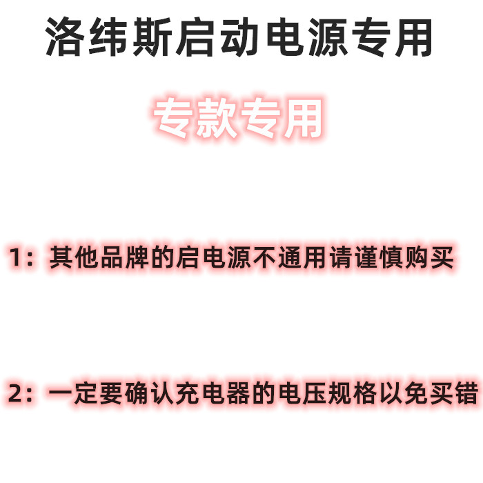 洛纬斯12V 24V汽车应急启动电源专用锂电池充电器 - 图0